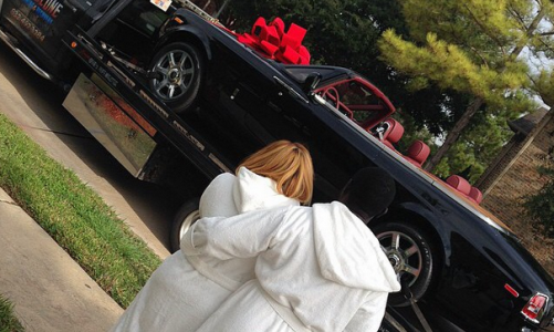 Warri Billionaire, Ayiri Emami Gives Wife Customized Rolls Royce as Birthday Present