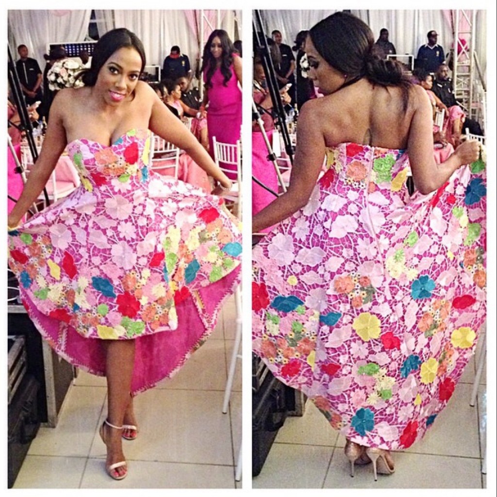 Genevieve Pink Ball 2014 - Fade Ogunro1