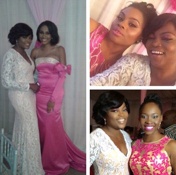 Genevieve Pink Ball 2014 - Funke Akindele1