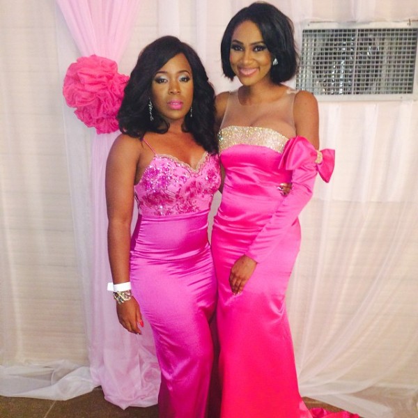 Genevieve Pink Ball 2014 - Moet Abebe and Jumai Shaba