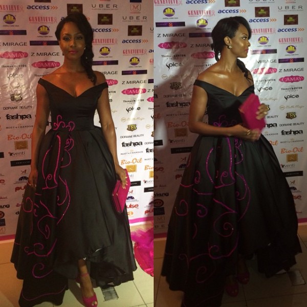 Genevieve Pink Ball 2014 - Osas Ighodaro