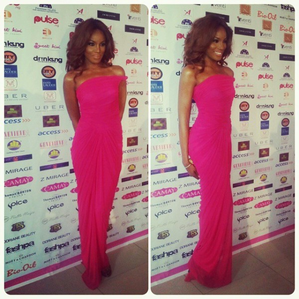 Genevieve Pink Ball 2014 - Seyi Shay