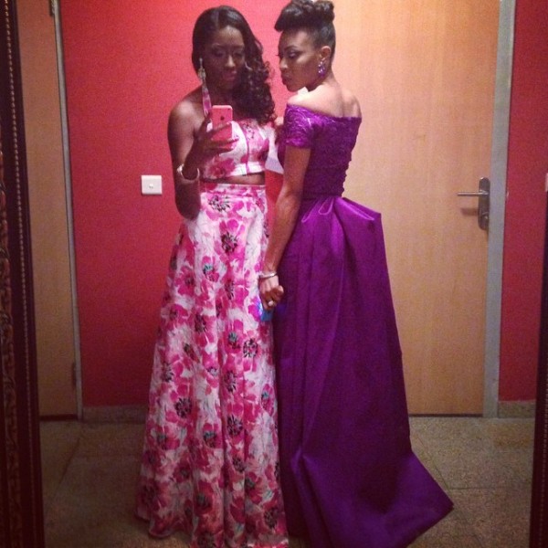 Genevieve Pink Ball 2014 - Vimbai Mutinhiri and Ugonna Omeruo