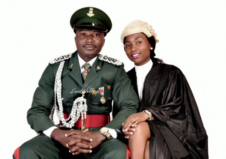 Meet “The Captain & The Barrister” | Read Ade & Bunmi’s Love Story