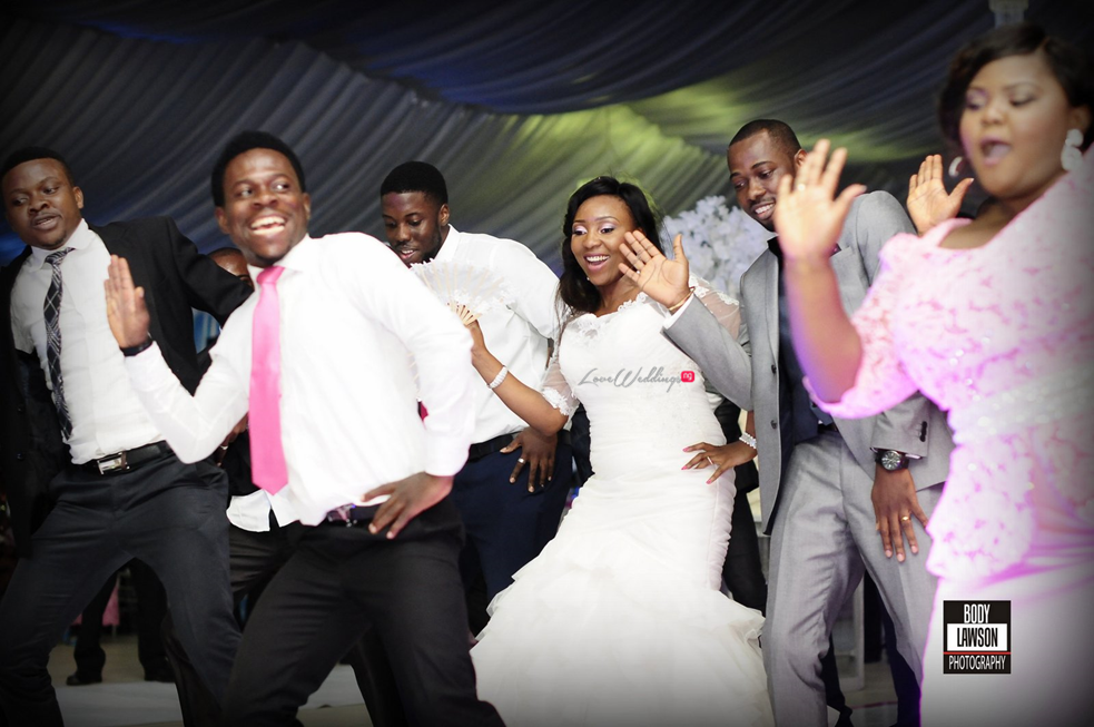 Loveweddingsng Motilayo and Banji White Wedding feat