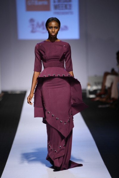 Agbani Darego in Meena GTBank LFDW LoveweddingsNG