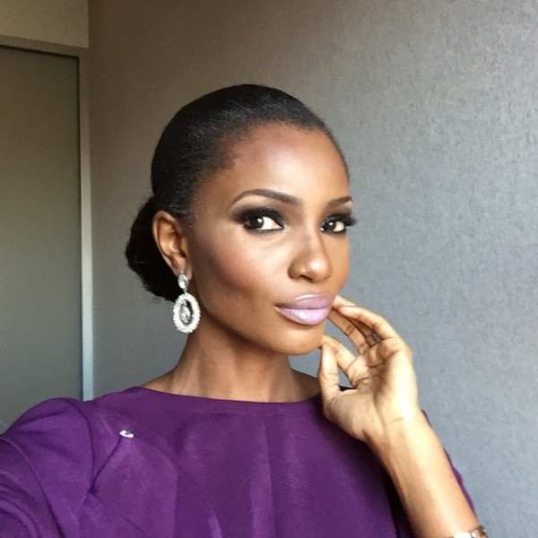 Agbani Darego in Meena GTBank LFDW LoveweddingsNG1