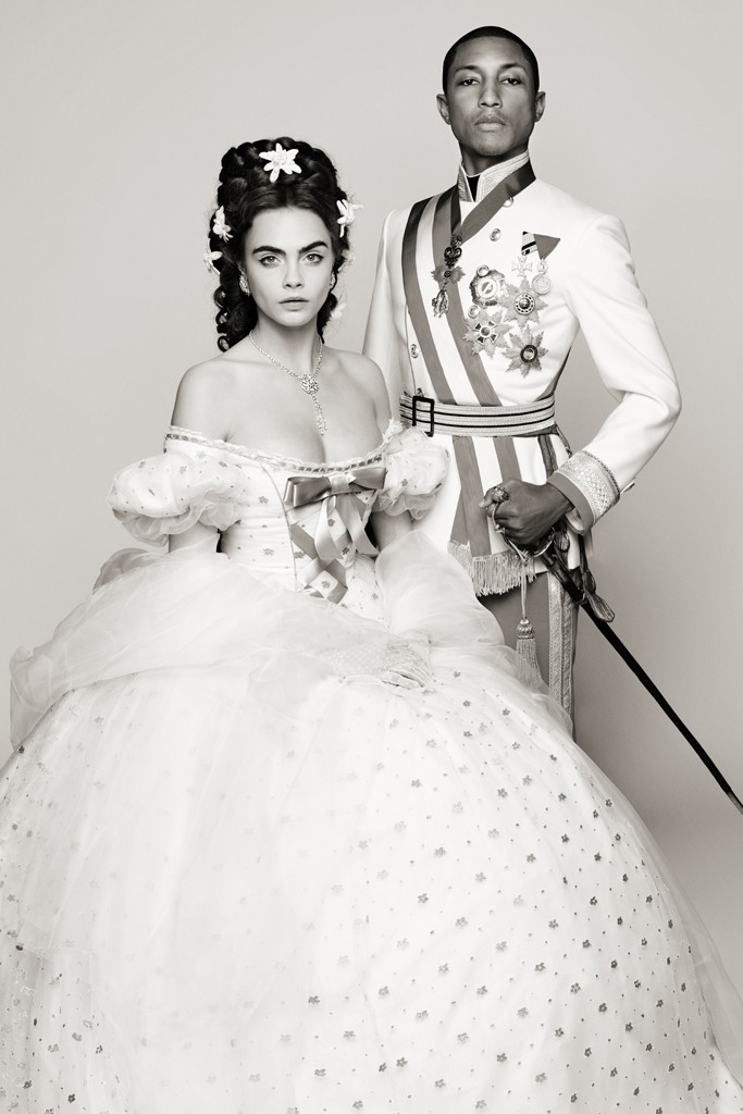 Chanel Reincarnation - Pharrell Williams and Cara Delevingne Loveweddingsng1