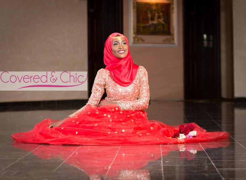 Covered and Chic Nigerian Muslim Bride Loveweddingsng2