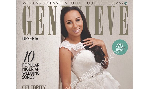 Bride-to-be Ibinabo Fiberesima covers Genevieve Magazine’s December 2014 Issue