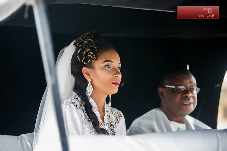 Ibinabo Fiberesimas White Wedding LoveweddingsNG1