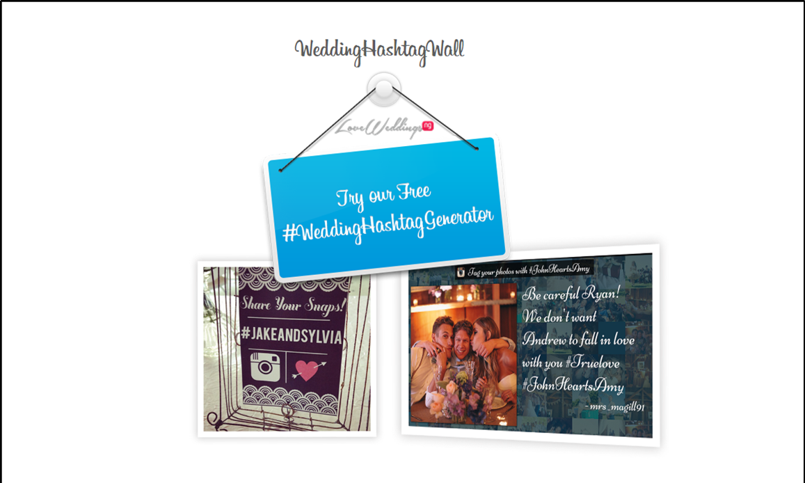 Wedding Hashtag Wall: Wedding #Hashtags Just Got Cooler