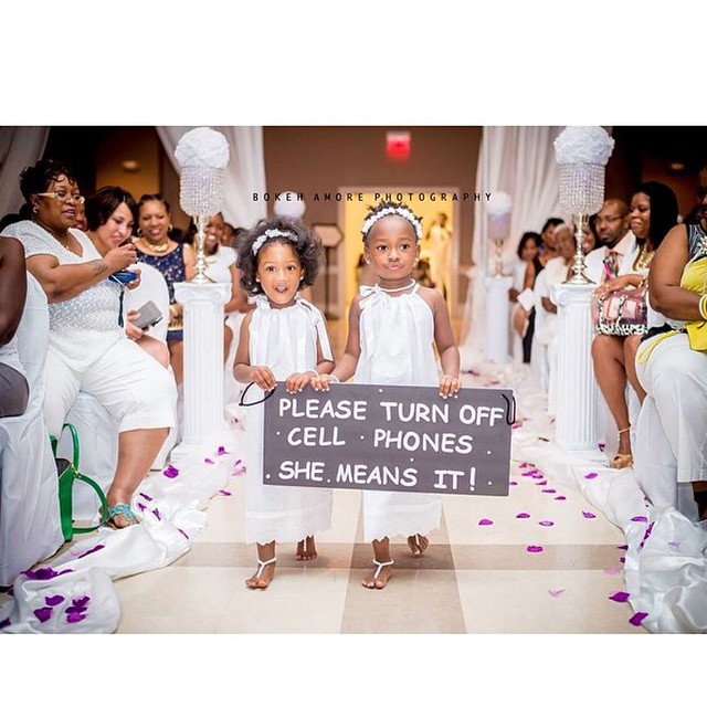 Nigerian Wedding Trend 2014 - Here Comes The Bride Sign1