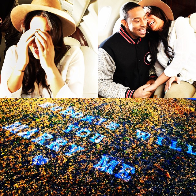 Ludacris and Eudoxie Engaged LoveweddingsNG