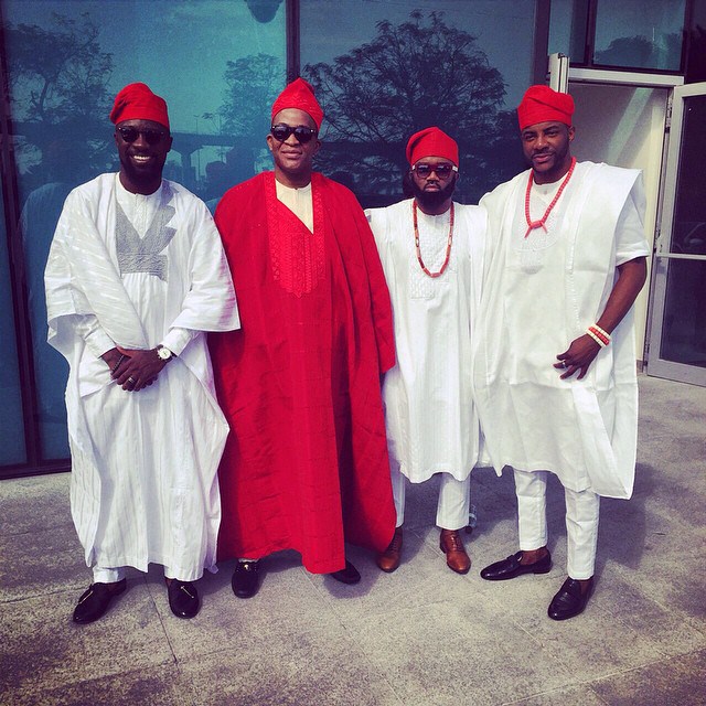 Michael Demuren Traditional Wedding - Olamide Adedeji, Segun Demuren, Noble Igwe, Ebuka