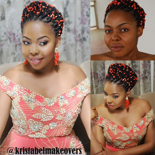 Nigerian Traditional Bridal Look - Kristabel Makeovers