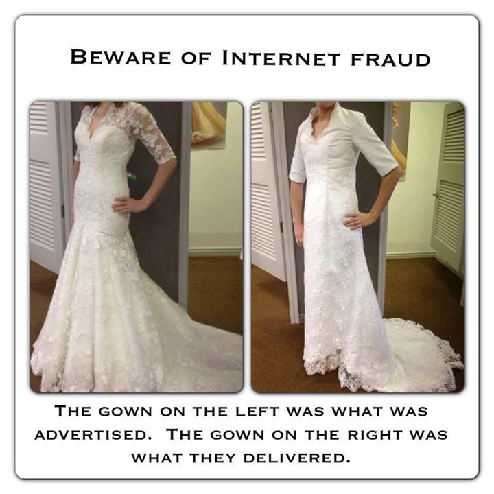 Wedding Dress - What You Ordered vs What Came2