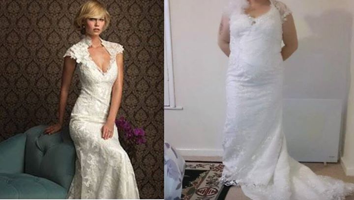  Wedding  Dress  What You Ordered vs What Came5