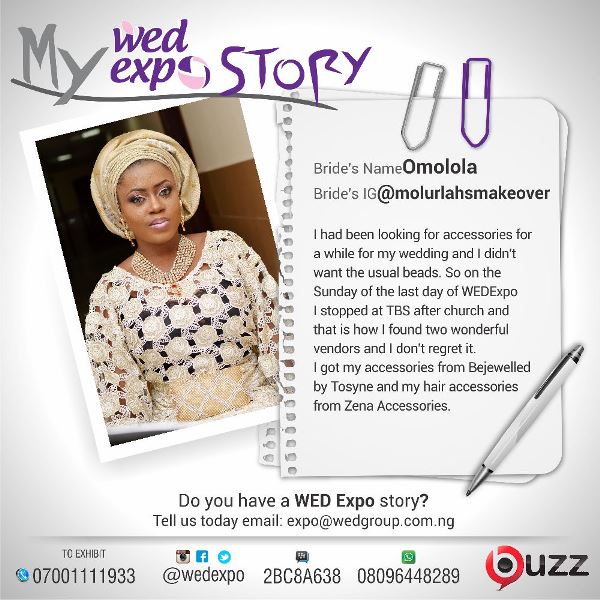 LoveweddingsNG Wed Expo Story - Omolola