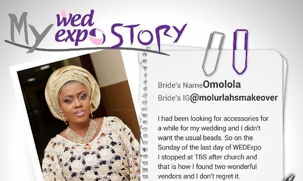 LoveweddingsNG Wed Expo Story - Omolola