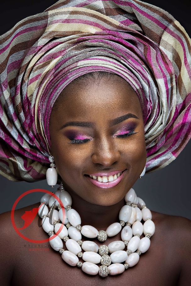 Nigerian Traditional Bridal Makeup Molurlahs Makeover LoveweddingsNG11