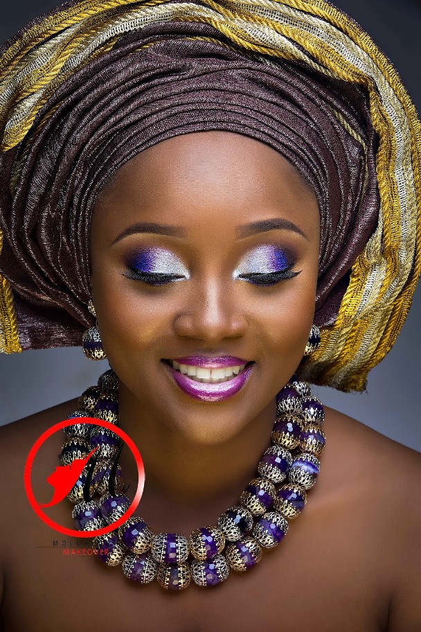 Nigerian Traditional Bridal Makeup Molurlahs Makeover LoveweddingsNG7