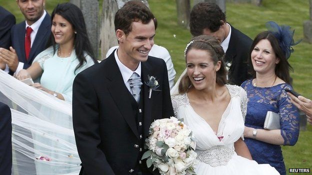 Andy Murray marries girlfriend Kim Sears in Dunblane - LoveweddingsNG