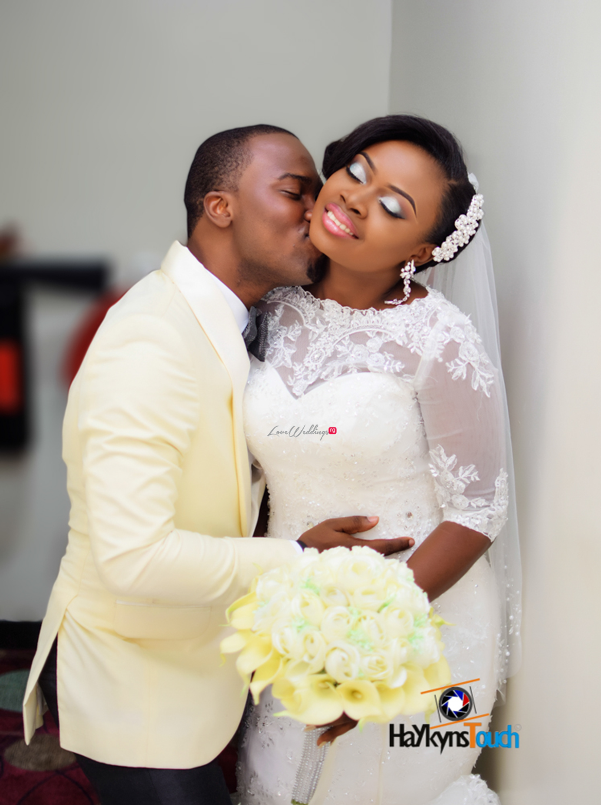 LoveweddingsNG Eniola and Abiodun White Wedding Haykyns Touch