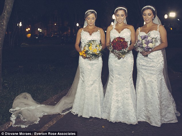 Triplets Wed in Brazil LoveweddingsNG5