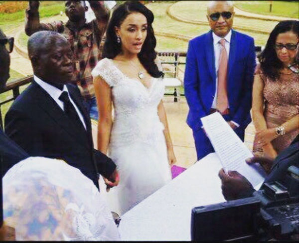 Governor Adams Oshiomole weds Lara Fortes LoveweddingsNG6