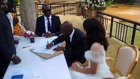 Governor Adams Oshiomole weds Lara Fortes LoveweddingsNG8