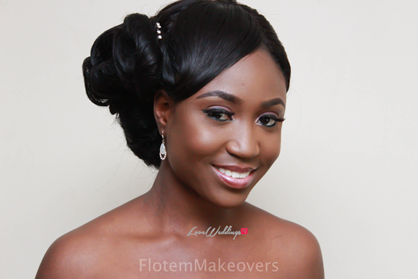 Nigerian Bridal Hair Inspiration Flotem Makeovers LoveweddingsNG
