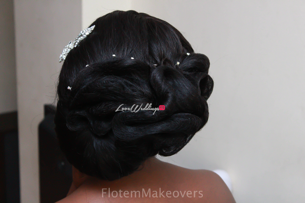 Nigerian Bridal Hair Inspiration Flotem Makeovers LoveweddingsNG1