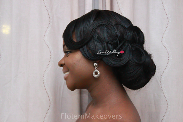 Nigerian Bridal Hair Inspiration Flotem Makeovers LoveweddingsNG19