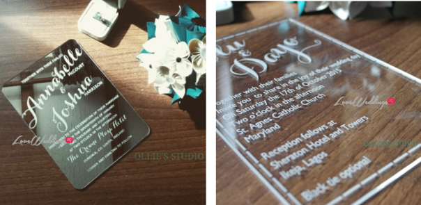 Ollies Studio - Avant Garde Wedding Invitations LoveweddingsNG