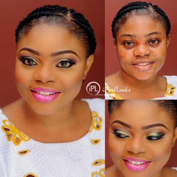 LoveweddingsNG Before and After IPosh Looks