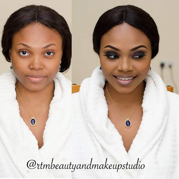 LoveweddingsNG Before and After Makeovers RTM Beauty and Makeup Studio1