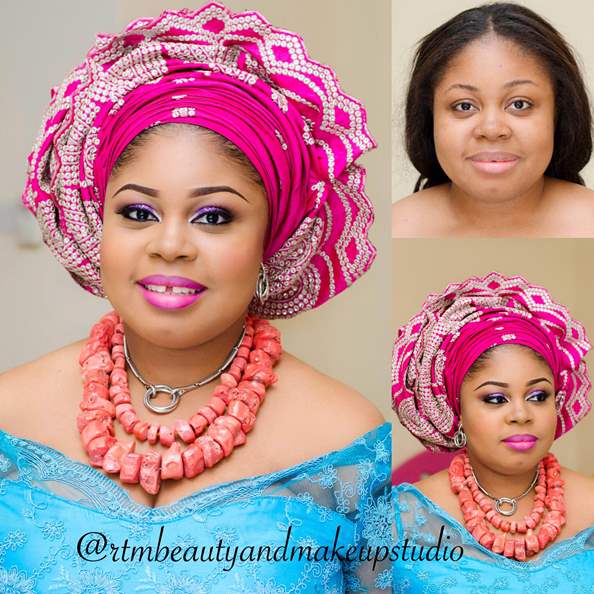 LoveweddingsNG Before and After Makoevers RTM Beauty and Makeup Studio