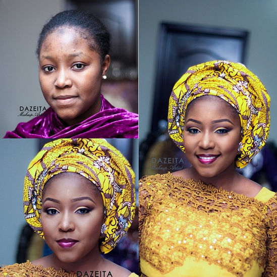 LoveweddingsNG Before meets After Makeovers - Dazeita Makeup Artist