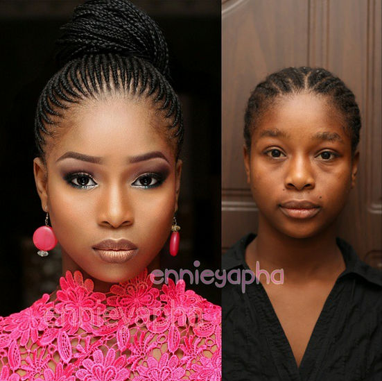 LoveweddingsNG Before meets After Makeovers - Ennieyapha