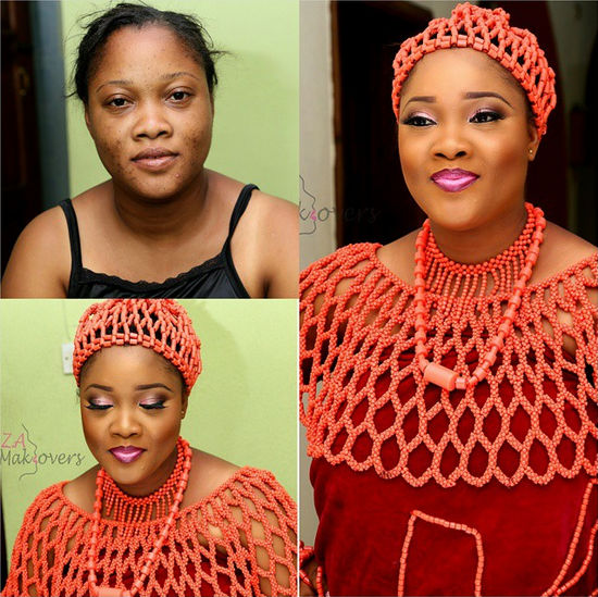 LoveweddingsNG Before meets After Makeovers - Zainab Azeez ZA Makeovers