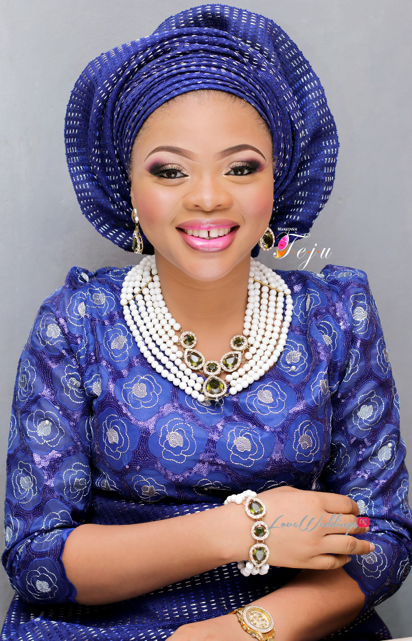 Nigerian Bridal Makeup Inspiration Makeover by Teju - LoveweddingsNG5