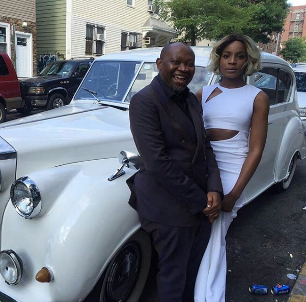 Gbenro Ajibade Osas Ighodaro White Wedding LoveweddingsNG - Seyi Shay