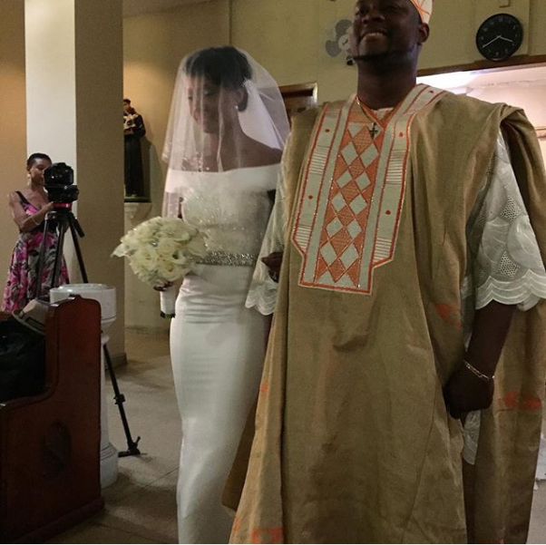 Gbenro Ajibade Osas Ighodaro White Wedding LoveweddingsNG10