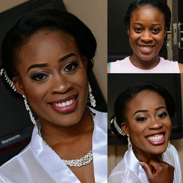 LoveweddingsNG Before and After - B-Dash Makeup Artistry