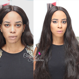 LoveweddingsNG Before and After - Christine Signatures1