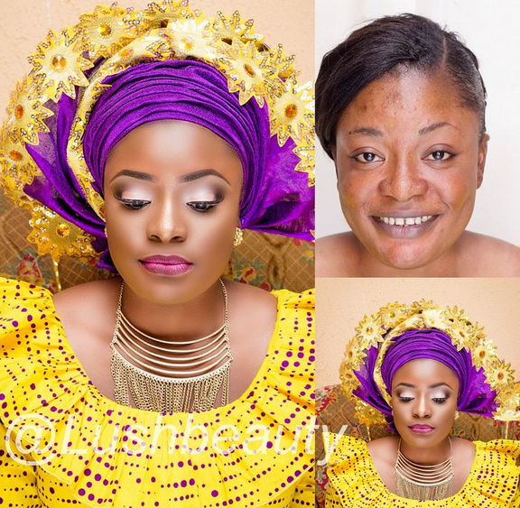 LoveweddingsNG Before and After Lush Beauty