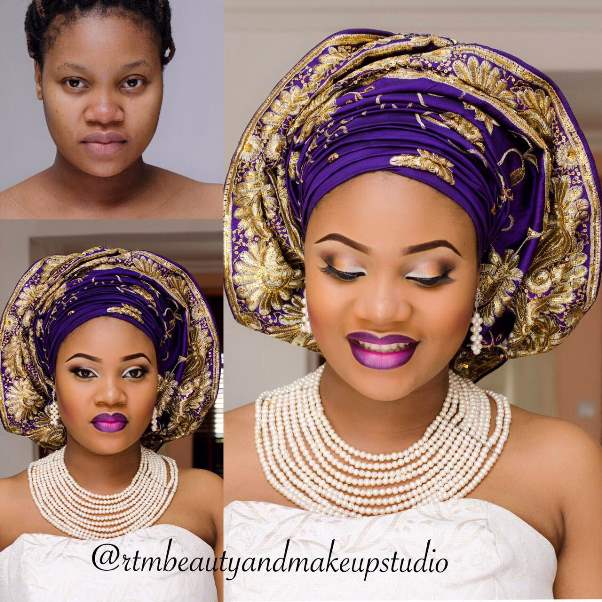 LoveweddingsNG Before and After - RTM Beauty and Makeup Studio
