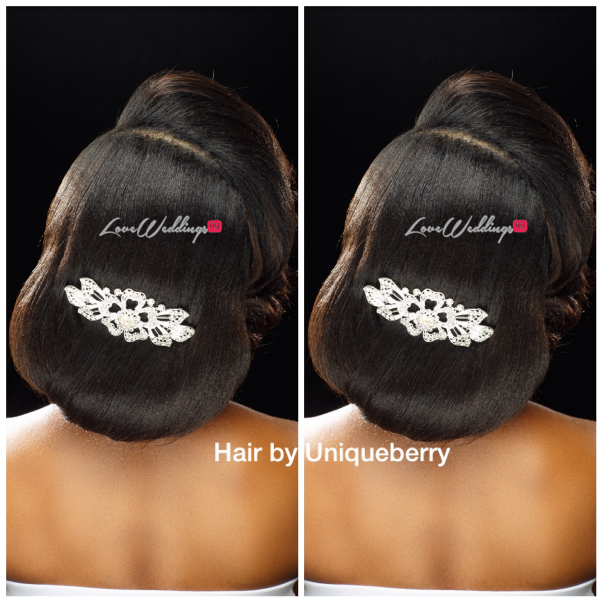 Nigerian Bridal Hair Inspiration Uniqueberry Hair - LoveweddingsNG2