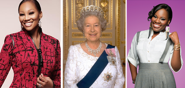 Yolanda Adams, Queen Elizabeth, Tasha Cobbs LoveweddingsNG
